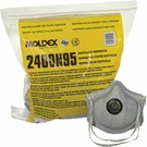 Moldex 2400 Respirator With Exhale Valve, Plus Relief From Organic Vapors 10/BAG. Fixed Price $54.95.