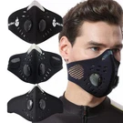 Outdoor Dust Haze Activated Carbon Masks Filter Air Valve Washable Reusable. Fixed Price $7.77.
