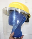 Vintage Racal Domeguard Air-mate 3 Safety Helmet Hat Full-face Pull Down Shield. Fixed Price $74.95.