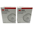 3M 8000 Particle Respirator Face Masks 30/BOX Set Of 2 - Expired. Fixed Price $17.96.