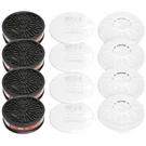 Replaceable Cartridges - Full Face Mask Filters 80MM. Fixed Price $80.99.