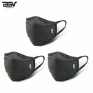 Anti-dust Pollen Breathable Reusable Face/mouth Mask-black By Bsv- 3PCS Pack. Fixed Price $5.95.