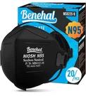 Benehal Niosh Approved N95 Particulate Respirators Face Masks 20 Pack New. Fixed Price $13.93.