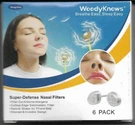 Woodyknows Super-defense Nasal Filters (round, S, 6 Pack). Fixed Price $29.99.