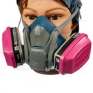 3M Quick Latch Half Face Respirator Mask & 2- P100 Organic Vapor Cartridge Sml. Fixed Price $67.95.
