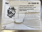 3M FR-7800B-M Full Facepiece Respirator Mask, Butyl Rubber, 6 Points, Medium. Fixed Price $250.00.