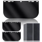 3 Pack Face Shield Replacement Lens, 15.5'' X 8'' Welding Compatible W.... Fixed Price $44.13.