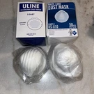 69 New Disposable Dust Mask White Cone Nuisance Non Rated Polyester. Fixed Price $17.00.