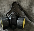 Woodworking Particle Dust Painting Dual Filter Mask. Fixed Price $24.00.