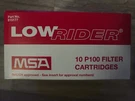 Msa 815177 P100 Lowrider Filter Cartridges, Case 120 New In Box.. Fixed Price $109.09.