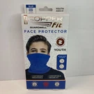 Copper Fit Face Protector Youth Blue Moisture Wicking Lightweight Breathable. Fixed Price $9.95.