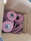 Lot Of 100 3M 07486 Scotch-brite 3" Roloc Discs Tr Med Grit Grade 18K Rpm. Fixed Price $64.99.