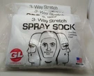 Spray Sock No 1600-P 3-WAY Stretch One Size Fits All Gl Enterprises Lot Of New. Fixed Price $15.99.