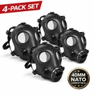Safeguardian Israeli Gas Full Face Respirator (4 Masks) 40MM Compatible. Fixed Price $94.00.
