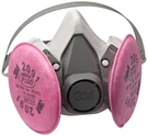 3M 6100 Half Mask Reusable Respirator & 2- 2091 P100 Particulate Filter 6191 Sml. Fixed Price $29.95.