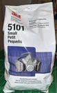 3M 5101 Dual Cartridge Respirator Assembly Organic Vapor , Small. Fixed Price $19.99.