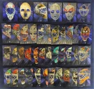 Mask Set 40) Between Pipes 2001 Complete Nhl High Grade Nm-mint Ice Hockey Tphlc. Fixed Price $66.00.