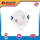 Draper FPP3 Nr Vertical Fold Flat Face Masks With Valve (pack Of 10) 21244. Fixed Price $44.95.