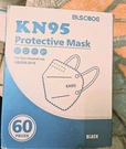 Blscode KN95 Protective Mask For Non-medical Use. 60 Pieces. Fixed Price $8.99.