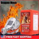 Emergency Escape Hood Oxygen Respirator Smoke Toxic Filter Firemask. Fixed Price $18.99.