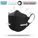 KN95 Face Masks 50 Pack, Breathable Comfortable And Disposable Mask, Black. Fixed Price $26.95.