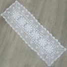 Kilofly Handmade Crochet Lace Rectangular Table Runner 15 X 36 Inch, White. Fixed Price $23.72.