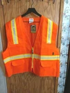 Occunomix Orange Solid Front Surveyor Vest Lux Xtrnsm New Size 3X. Fixed Price $9.00.