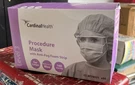 Box Of 50 Procedure Masks Level 3 Cardinal Health With Anti Fog Foam Strip New. Fixed Price $12.99.