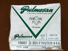 Vintage (1983) Unused Pulmosan Filter Elements (6) C-251-7. Fixed Price $8.00.