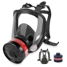 Reusable Full Face Respirator Gas Mask With 40MM Activated Carbon Filter 6800. Fixed Price $22.99.