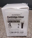Eusdkey Cartridge Filter Replacement Kit For SC2 4 Pcs. Grey. Fixed Price $24.89.