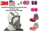 3M Ppe Full Reusable Respirator Protection Facepiece Mask Cartridge Option. Fixed Price $245.95.