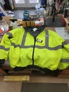 Occunomix Unisex Yellow Polyester Bomber Jacket Sz Xl High Viability Safety Ppe. Fixed Price $29.99.