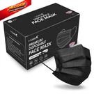 Fricare Made In Usa Disposable Face Masks, 4-PLY 1 Count (pack Of 50), Black. Fixed Price $29.12.