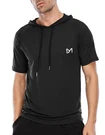 Hooded Men Athletic Shirt Fitness Base Layer Short Sleeve Sports Top Workout Gym. Fixed Price $12.99.