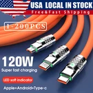 3 1 Fast Charging Cable Cell Charger Cord For Iphone Type Micro Lot. Fixed Price $69.59.