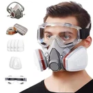 Respirator Mask Kit With Anti-fog Goggle, 6001 Filters & Cotton + F.ship. Fixed Price $70.79.