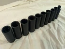 Wright Tools 1/2 Dr. 10PC. Deep Impact Socket Set, 6 Point, Size 3/8 -1 Usa. Fixed Price $114.99.