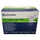 *50-PIECES* Halyard Ulti-mask Fog-free Surgical Face Masks White 49310. Fixed Price $19.99.