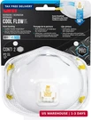 3M N95 Respirator 9511, Cool Flow Valve, 2 Pack, Niosh-approved, Advanced Filter. Fixed Price $13.19.