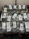 (33 Pair) Honeywell North Organic Vapor/acid Gas Respirator Cartridge N75003L. Fixed Price $330.00.