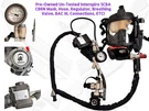 Interspiro Firefighter Scba Cbrn Mask Hose Test Meter Iii Connections Wh. Fixed Price $25.00.