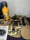 Racal Contained Breathing Apparatus, Mask & Tank Backpack Floor Room Display.. Fixed Price $290.00.