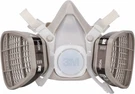 3M Half Facepiece Respirator With Cartridge: Sz Small 7000052079. Fixed Price $26.50.
