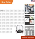 40 Pack Peel Off Lens Cover Compatible For 3M 6885, 6000, 6700, 6800, 6900. Fixed Price $28.79.