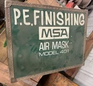 P.e. Finishing Msa Air Mask Model 401. Fixed Price $100.00.
