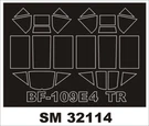Montex 1/32 BF-109E4 Mini Paint Mask Set (SM32114). Fixed Price $8.90.