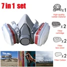 7 1 Respirator Half Face Gas Mask Safety Protect Painters For 6200. Fixed Price $15.30.