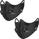 Lot Cycling Ride Reusable Dust Face Mask With Breath Valve PM2.5 Carbon Filter. Fixed Price $29.98.