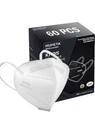 Huheta KN95 Face Mask 60 Count Each, 120 Total, White, New, Sealed Boxes. Fixed Price $19.99.
